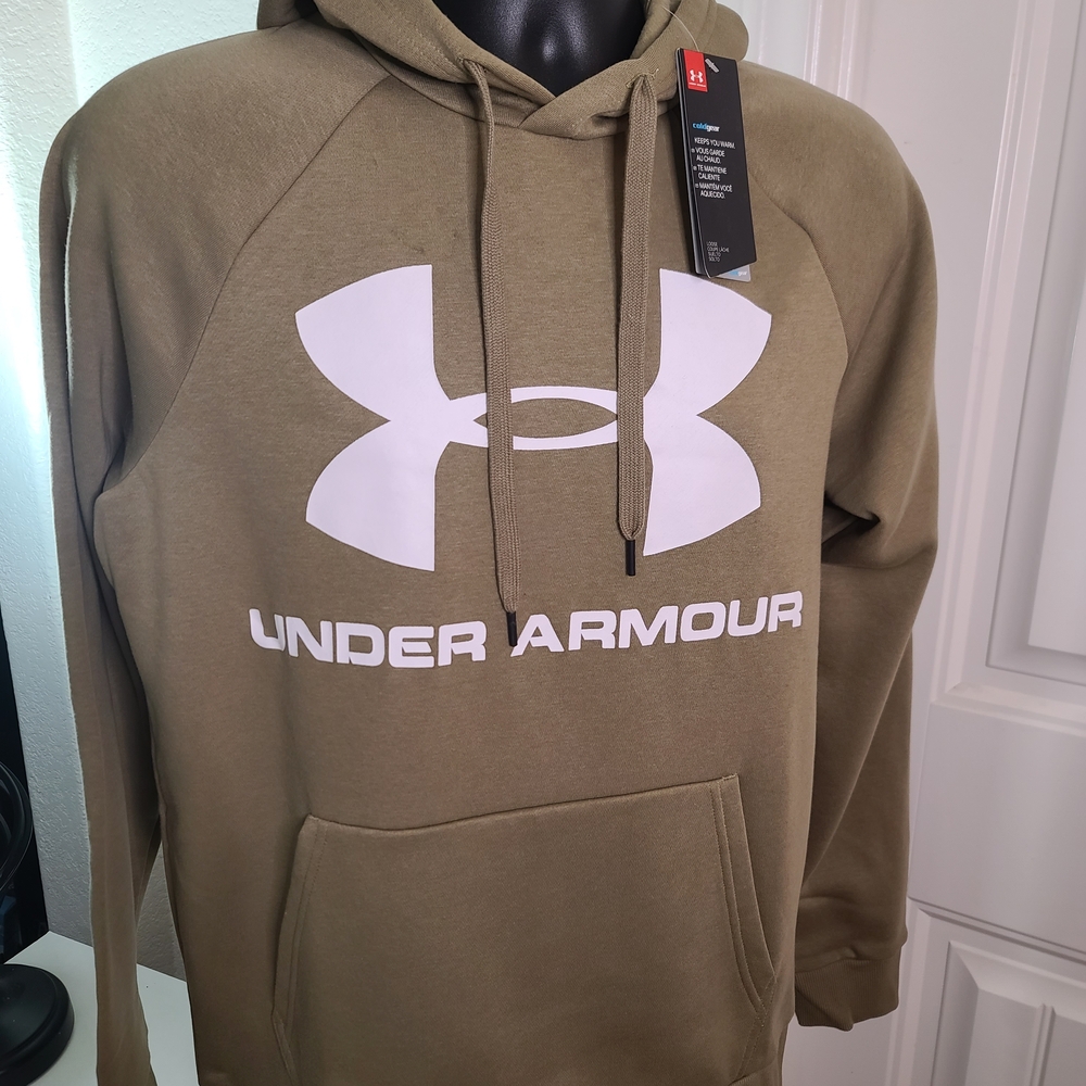 Mens UA Under Armour Hoodie Camo Green Men's Medium NWT